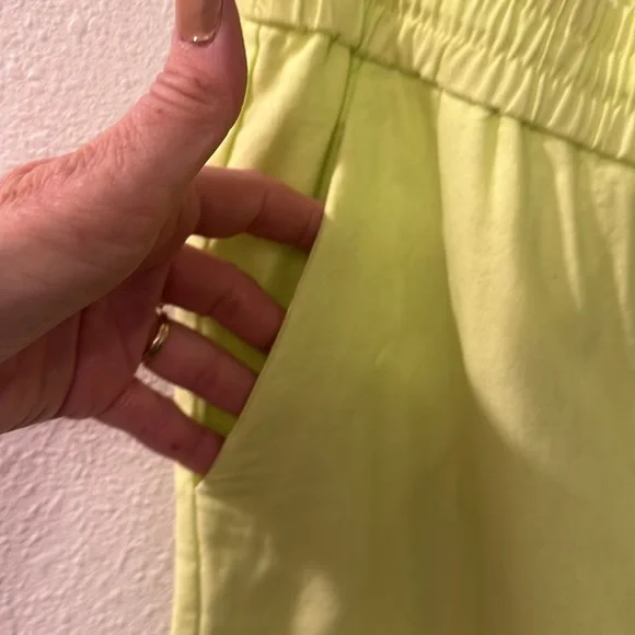 J.Crew factory linen blend cropped pants with cuffed ham and drawstring waist - Picture 5 of 6